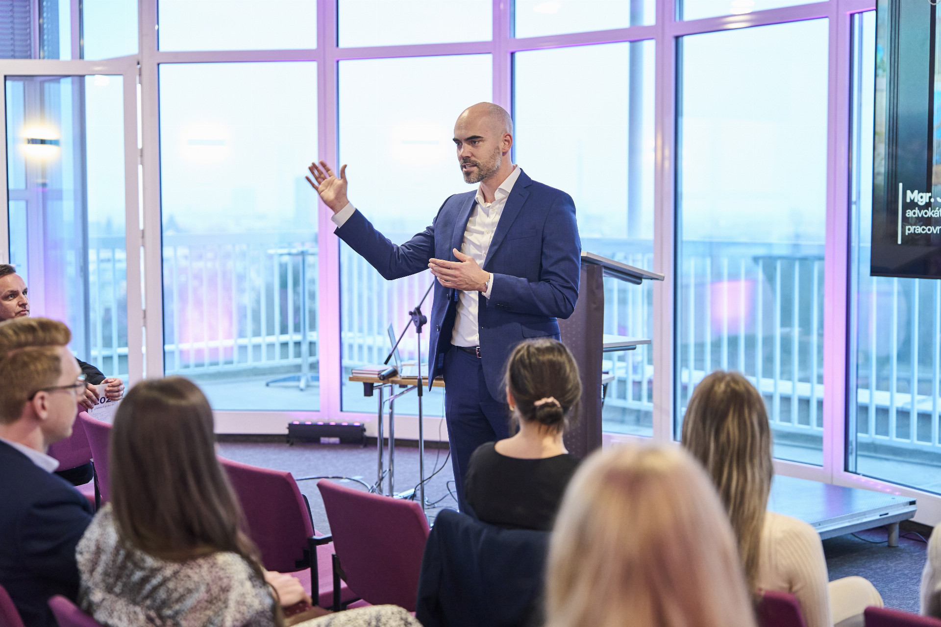 Na snímku JUDr. Lukáš Slanina z ARROWS advokátní kanceláře. 